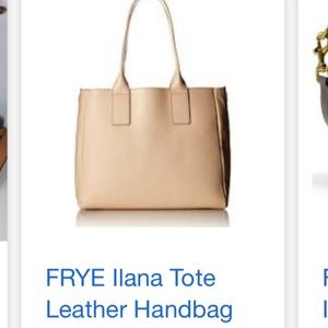 NWT Leather Frye Tote